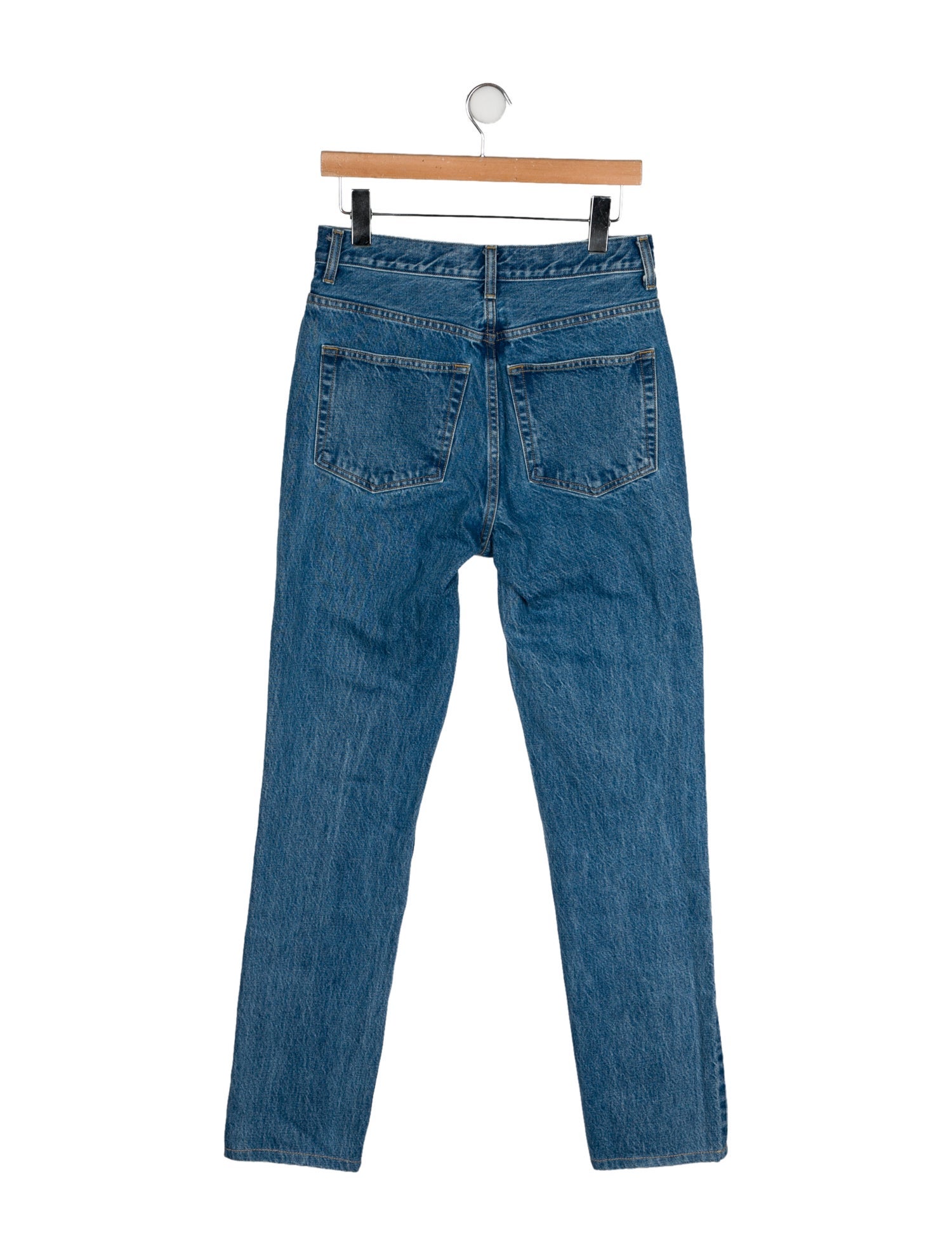 Aflalo High-Rise Straight Leg Jeans
