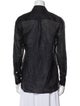 Aflalo Long Sleeve Button-Up Top