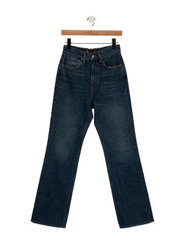 Pre-owned Aflalo High-rise Flared Jeans In Blue