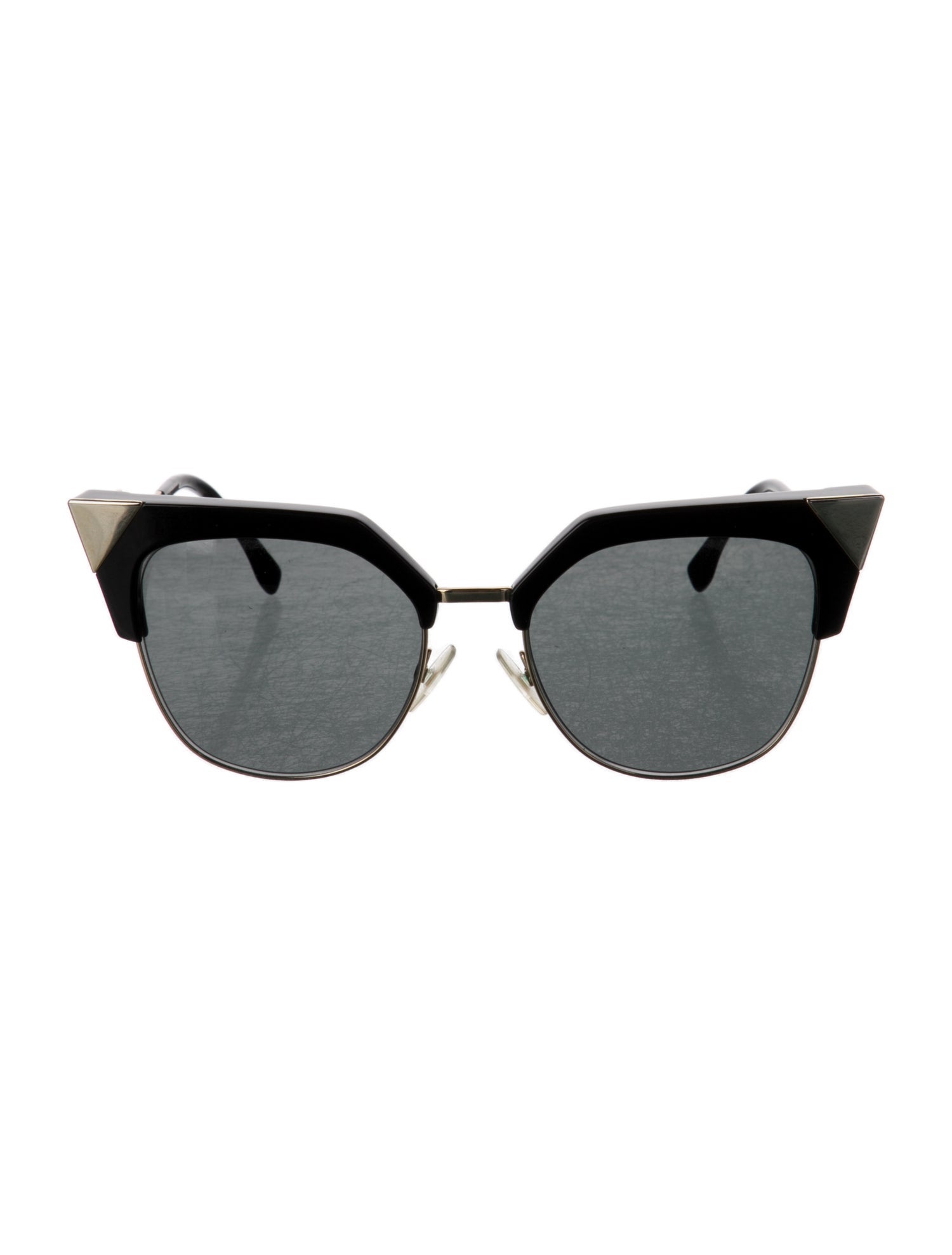 Fendi x Gentle Monster Cat-Eye Mirrored Sunglasses