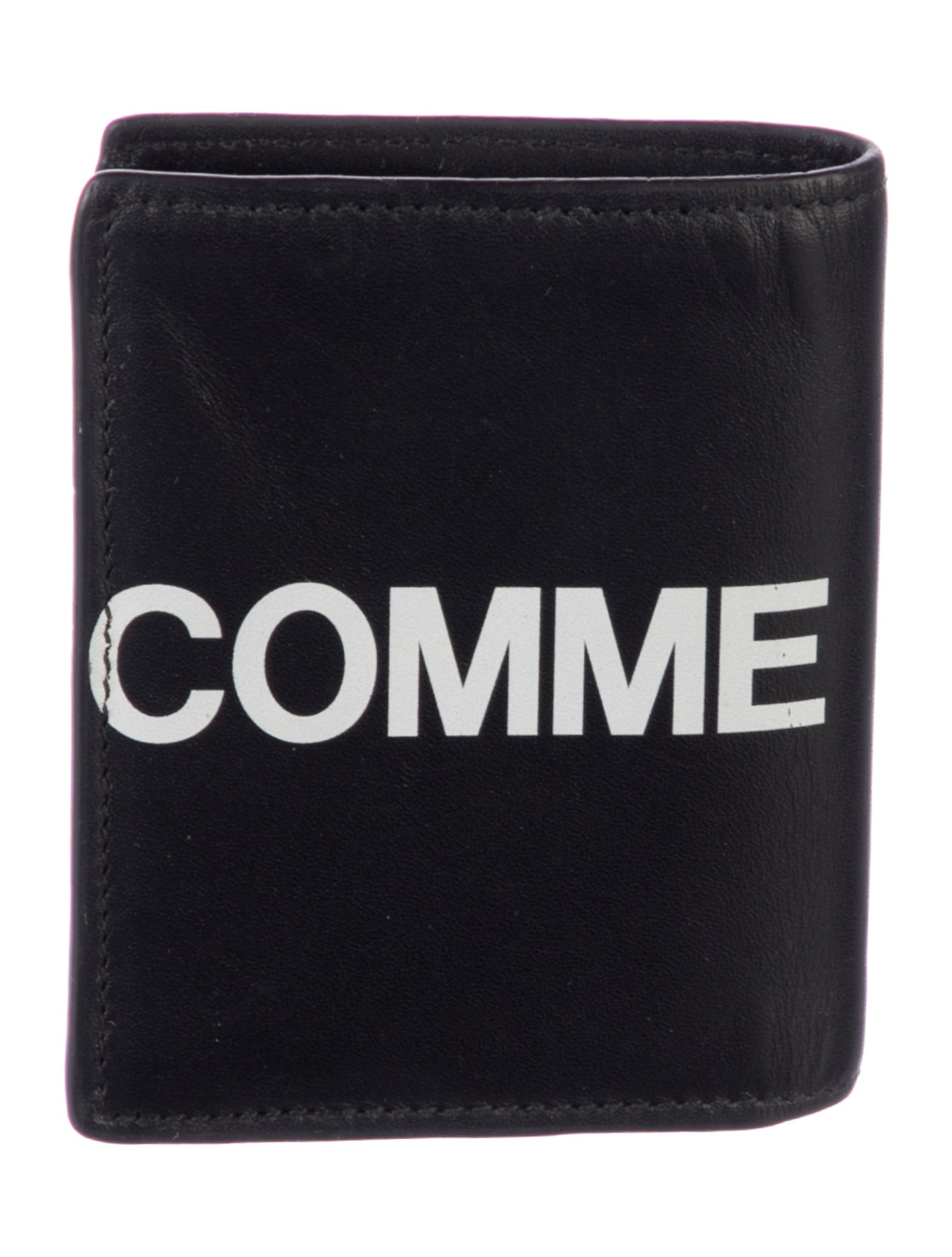 COMME des GARÇONS WALLETS Monogram Wallet Leather Bifold Wallet