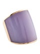 Vhernier 18K Dyed Chalcedony Camuration Ring