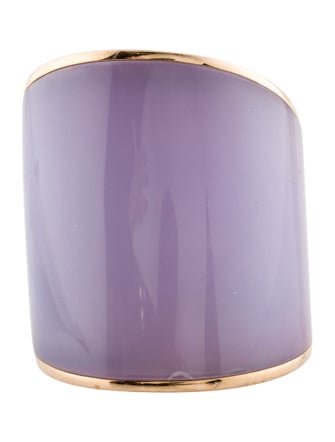 Vhernier 18K Dyed Chalcedony Camuration Ring