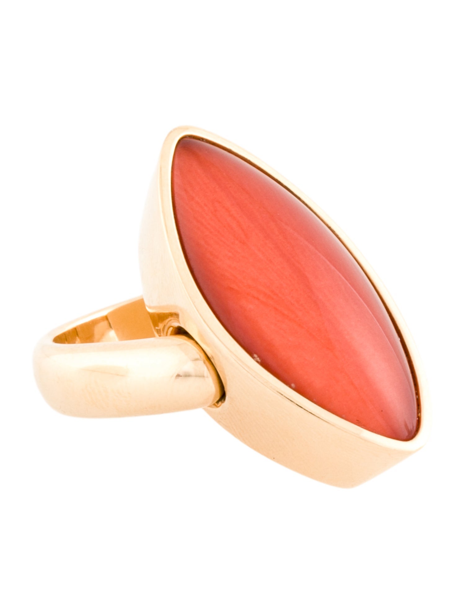 Vhernier Vhernier 18K Quartz Double Doublet Navette Cocktail Ring