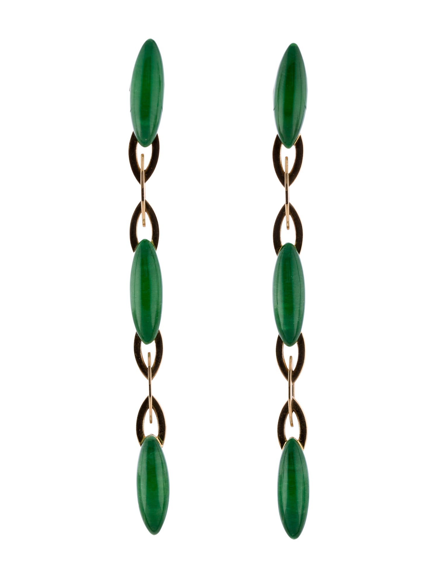 Vhernier 18K Quartz Doublet Fuseau Drop Earrings