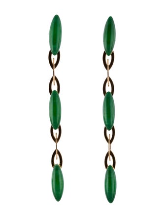 Vhernier 18K Quartz Doublet Fuseau Drop Earrings