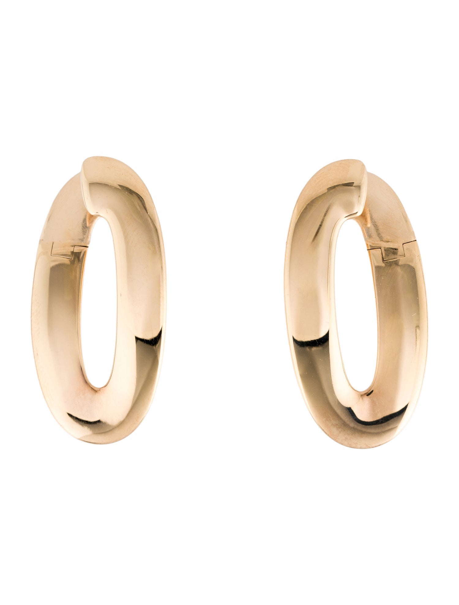 Vhernier 18K Olimpia Oval Hoop Earrings