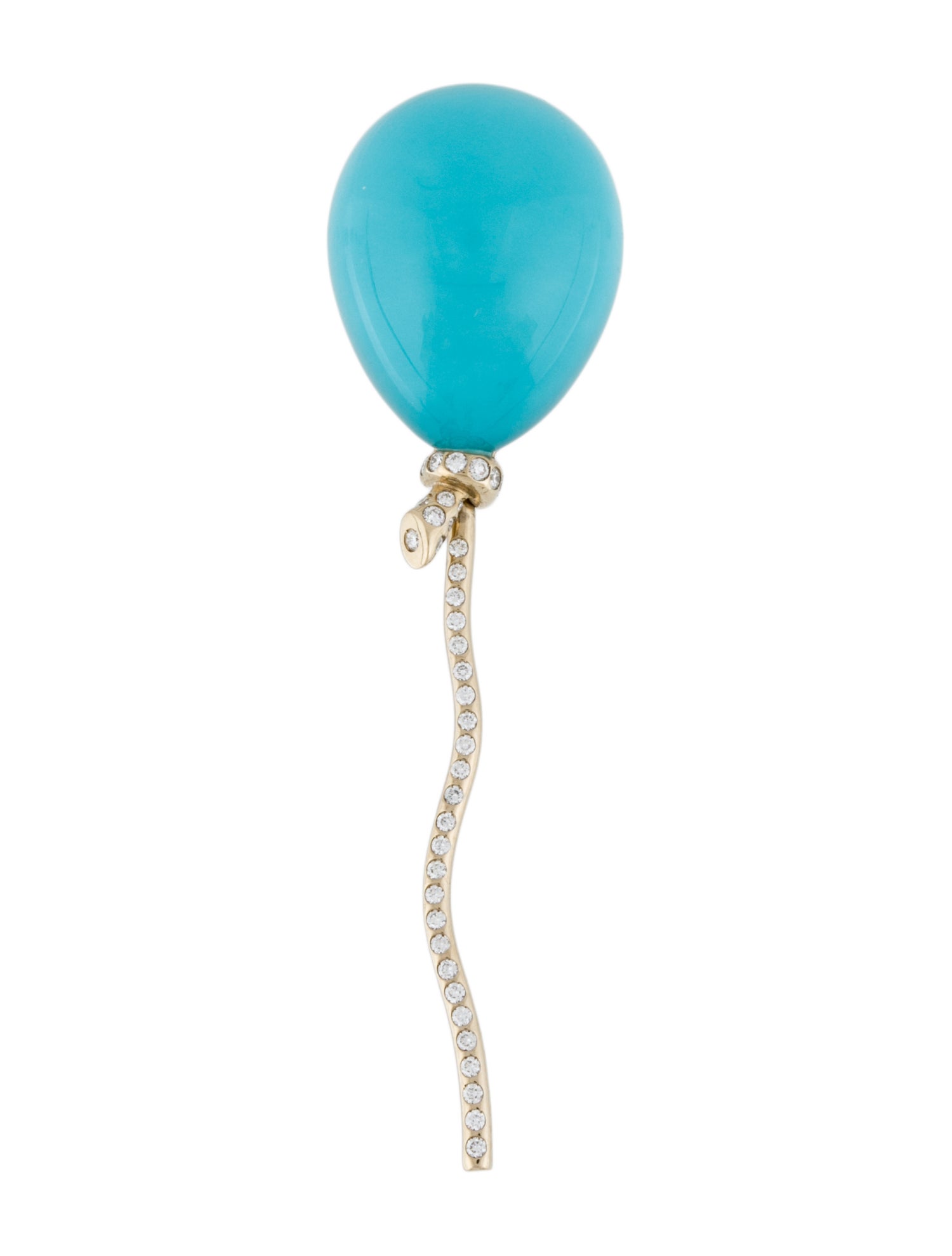 Vhernier Diamond-Accented Quartz & Blue Stone Doublet Palloncino Single Earclip