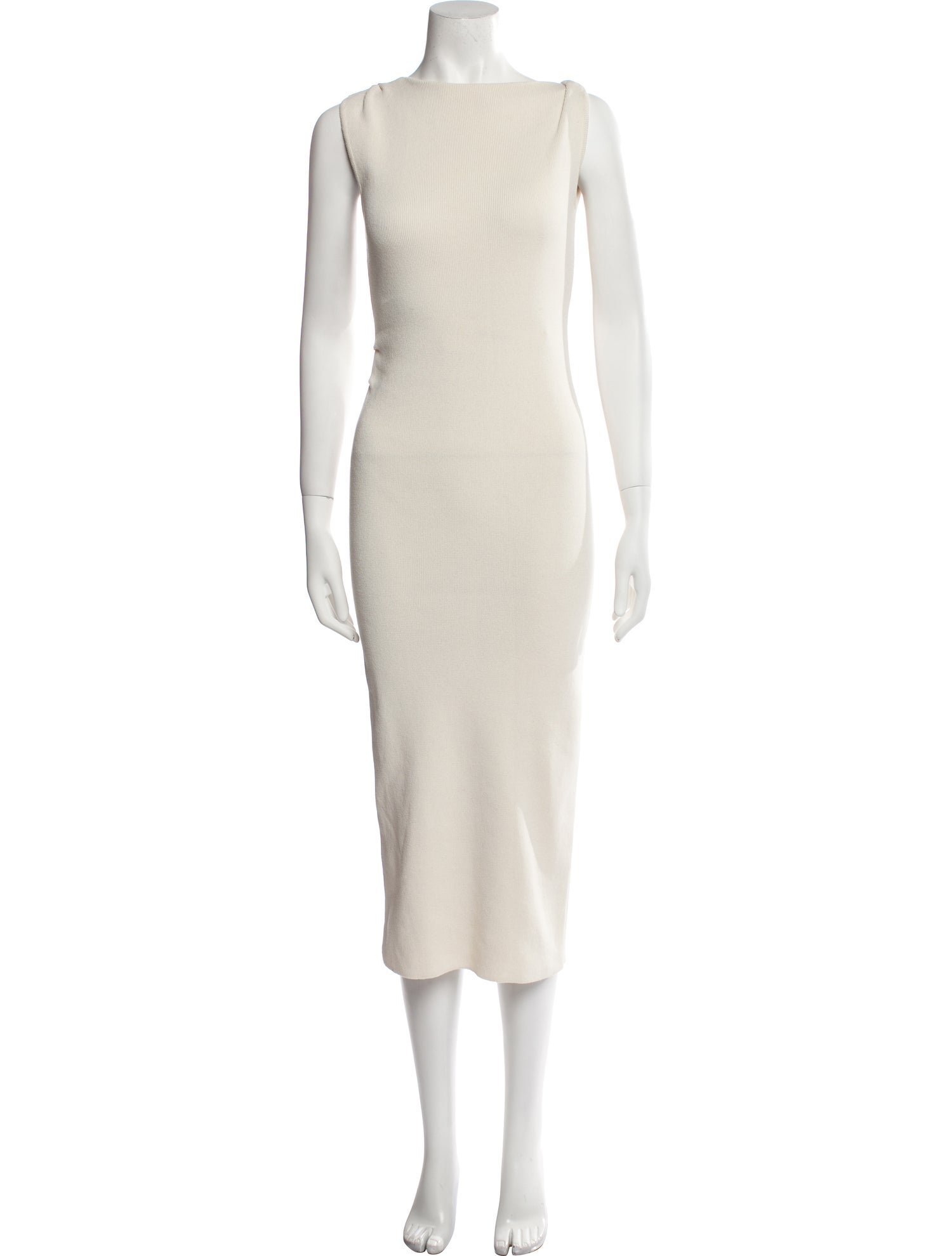 Almada Label Bateau Neckline Long Dress