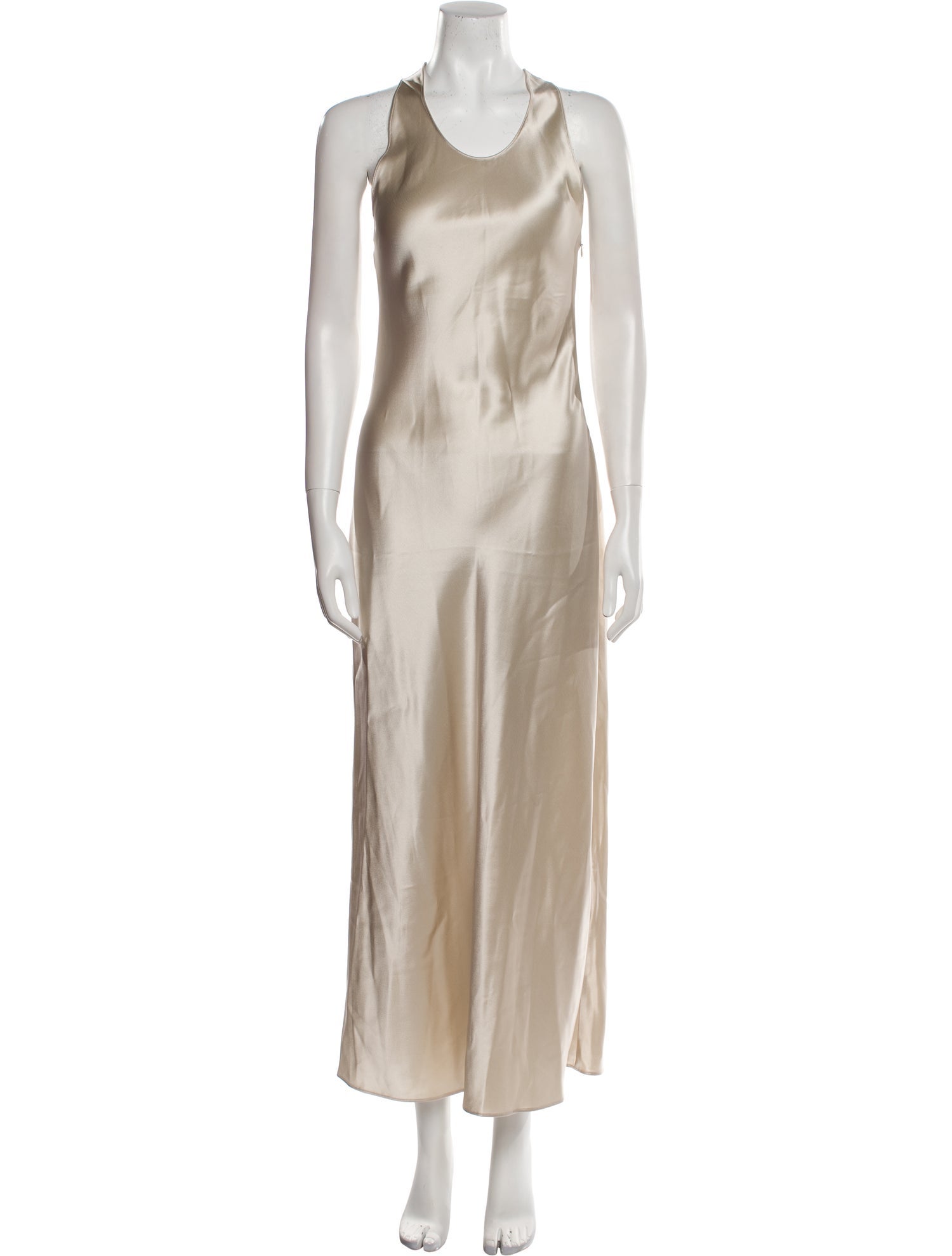 Almada Label Scoop Neck Long Dress w/ Tags