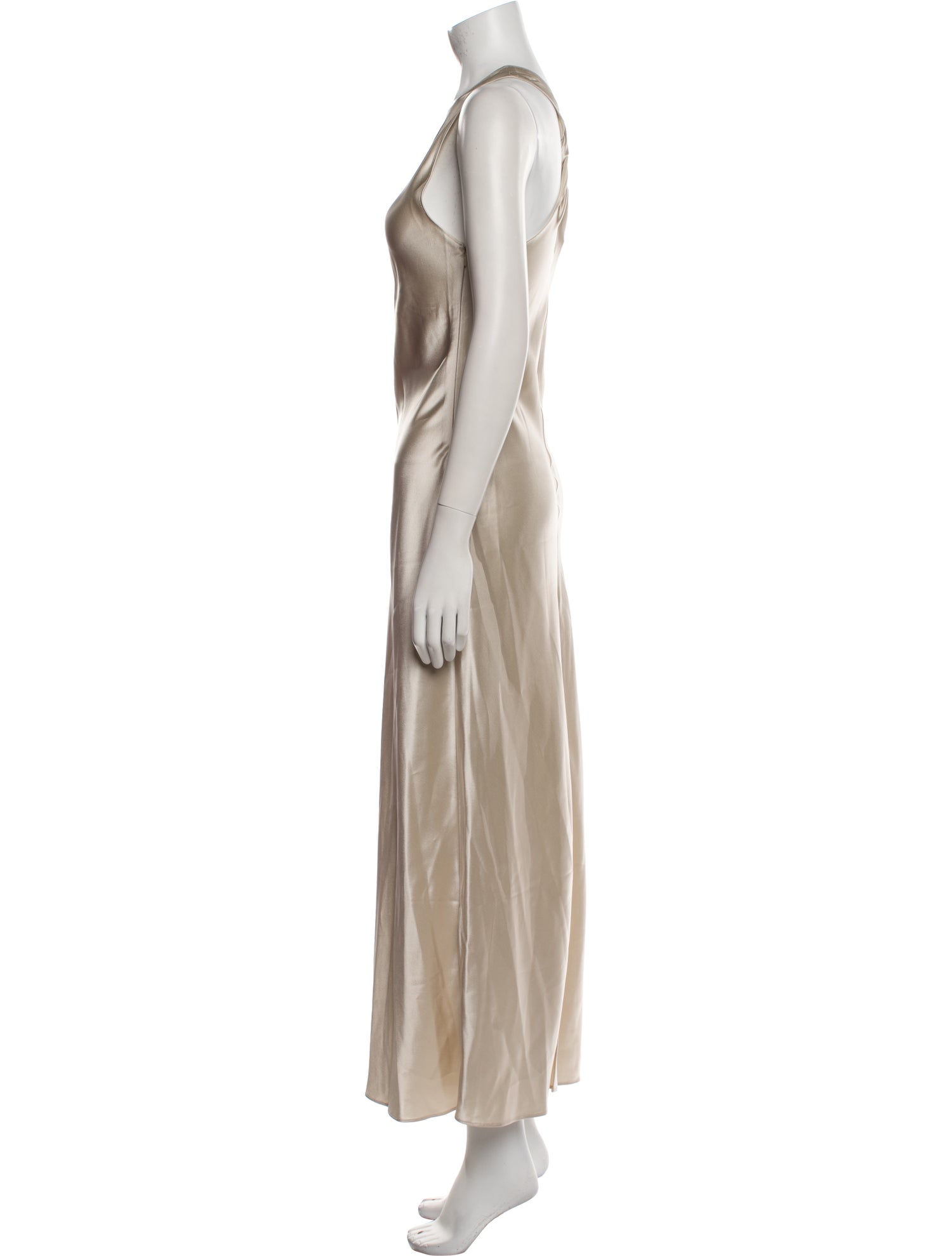 Almada Label Scoop Neck Long Dress w/ Tags