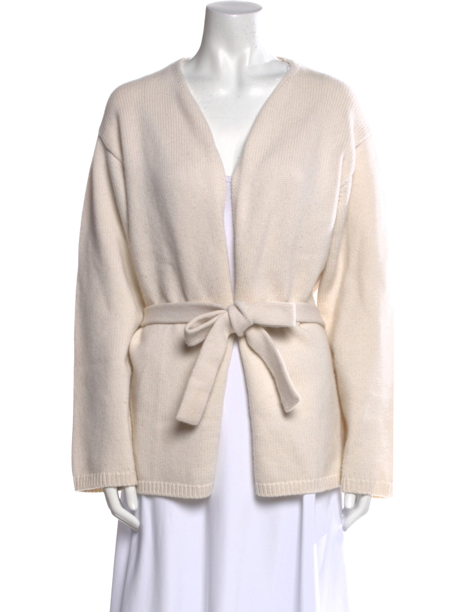 Almada Label Merino Wool Plunge Neckline Sweater