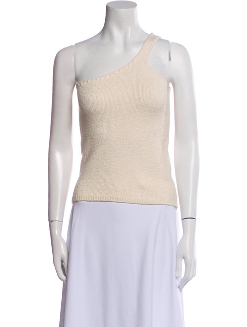 Almada Label One-Shoulder Sleeveless Top