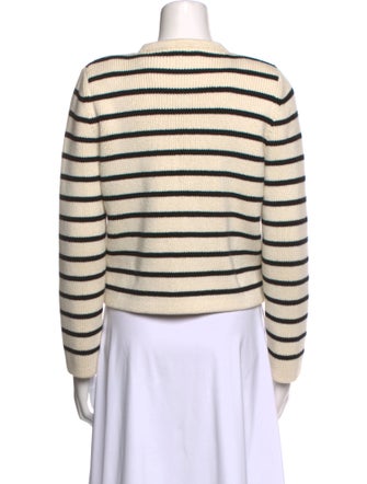 Almada Label Striped Crew Neck Sweater