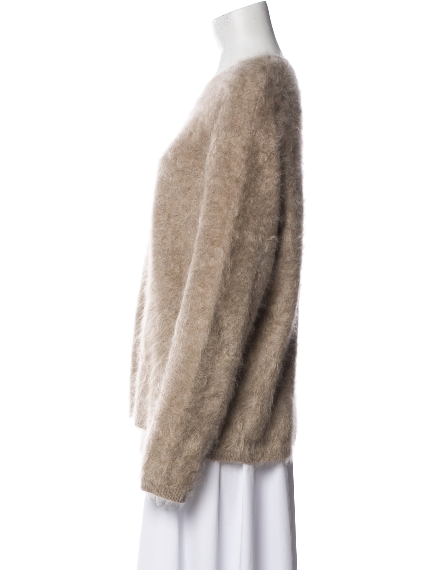 Almada Label Cashmere Scoop Neck Sweater