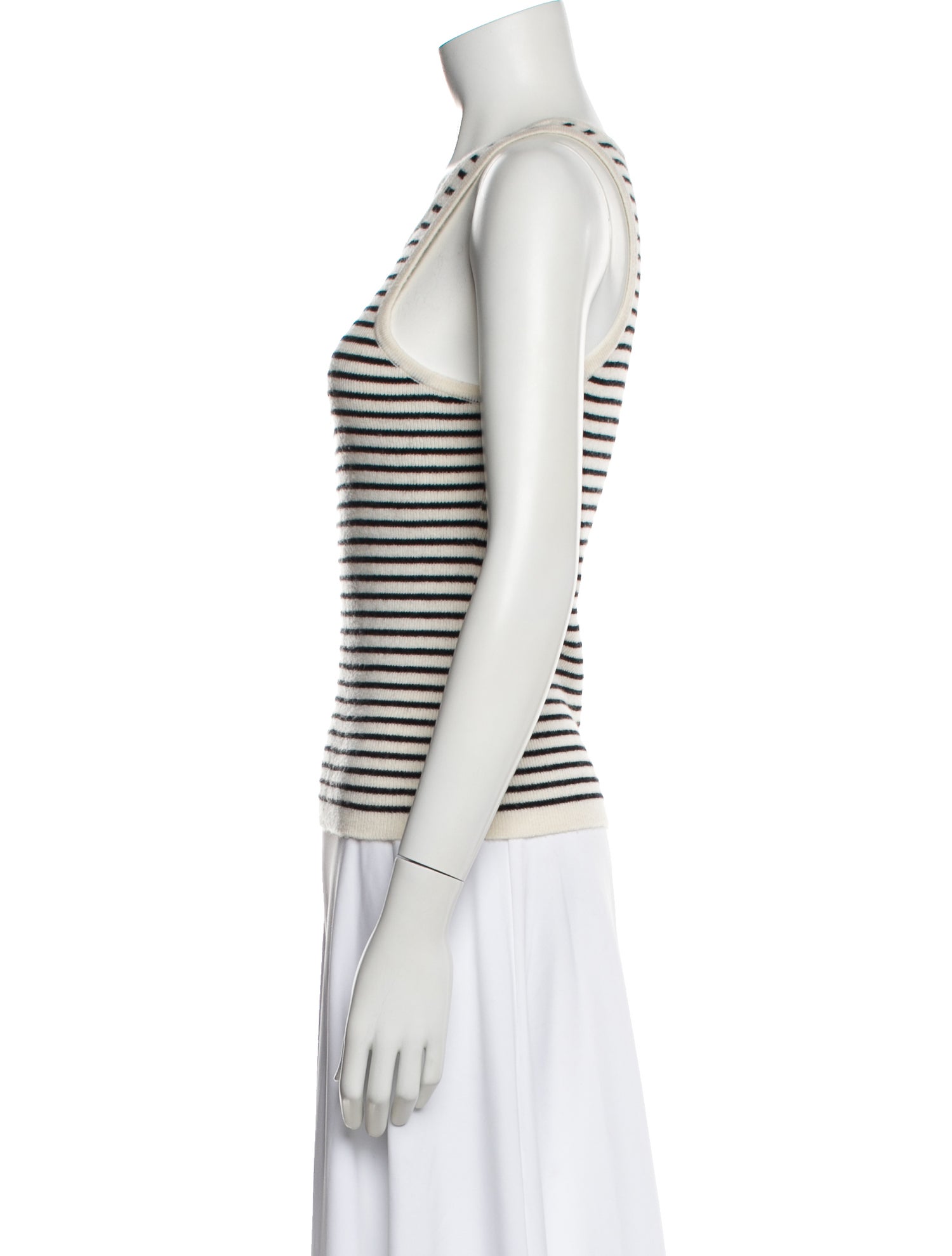 Almada Label Merino Wool Striped Top