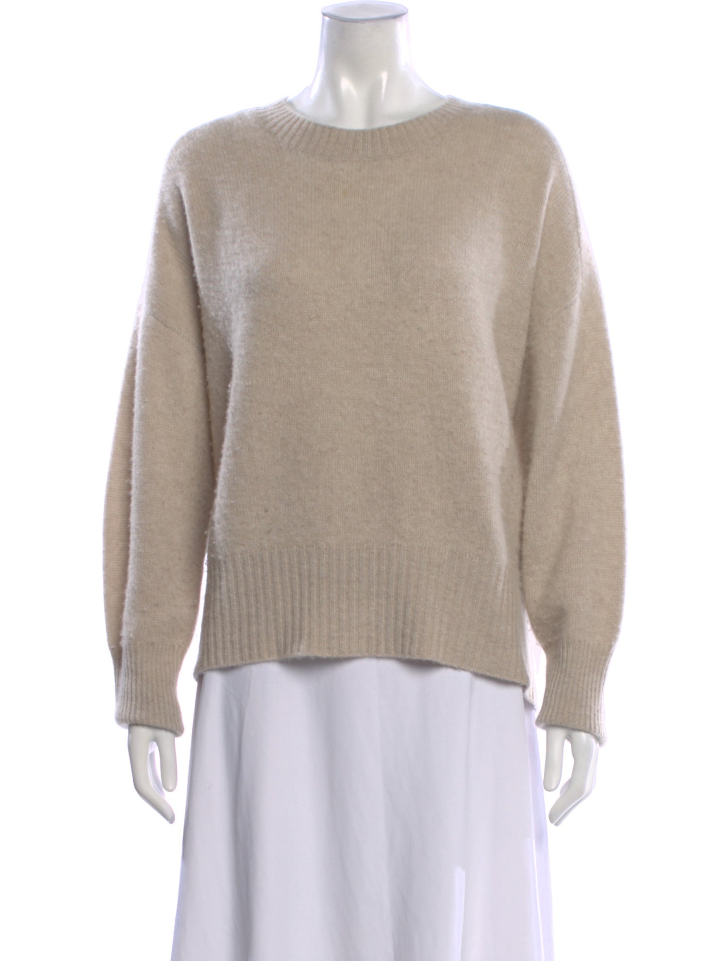 Almada Label Cashmere Scoop Neck Sweater