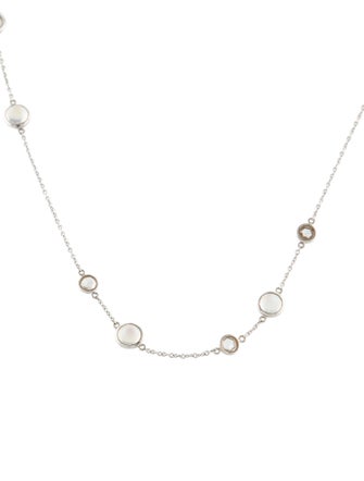 Finn 18K Moonstone Labradorite & Diamond Station Necklace