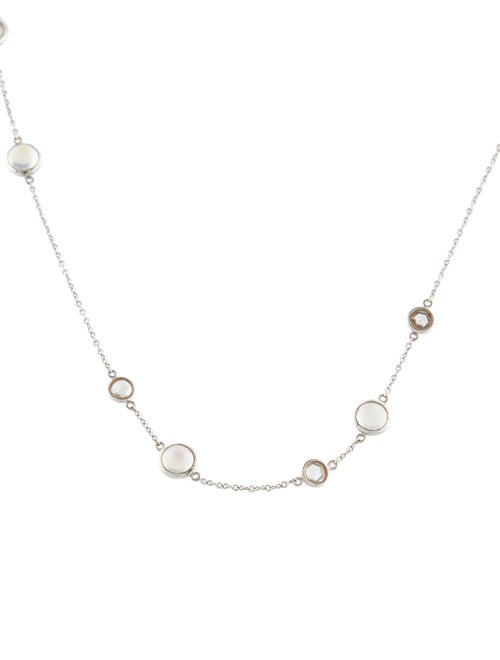 Finn 18K Moonstone Labradorite & Diamond Station Necklace