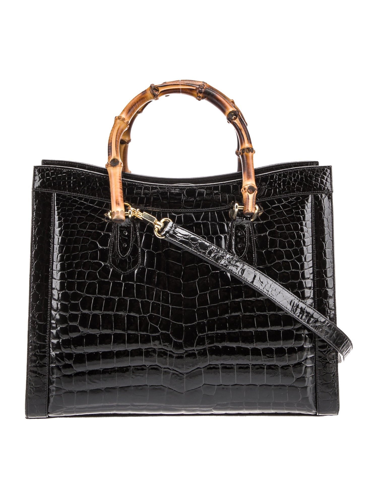 Finesse La Model Embossed Leather Top Handle Bag