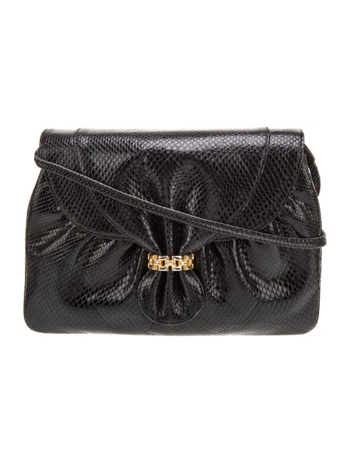 Finesse La Model Embossed Leather Evening Bag