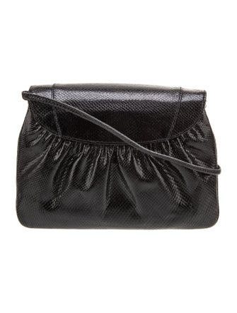 Finesse La Model Embossed Leather Evening Bag