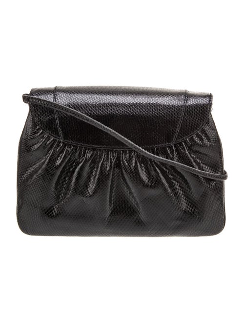 Finesse La Model Embossed Leather Evening Bag