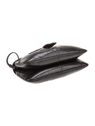 Finesse La Model Embossed Leather Evening Bag