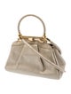 Finesse La Model Embossed Leather Top Handle Bag