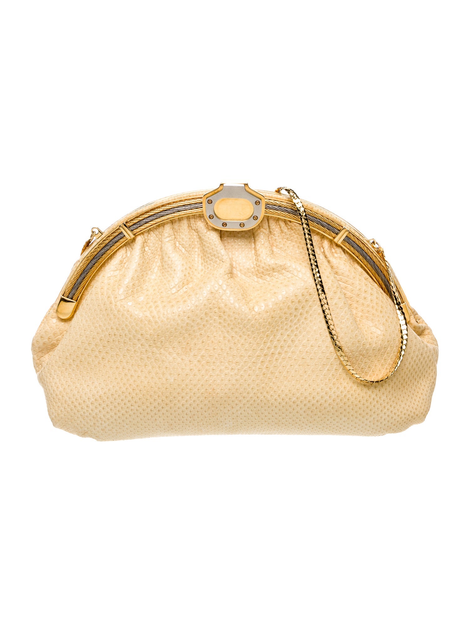 Finesse La Model Lizard Shoulder Bag