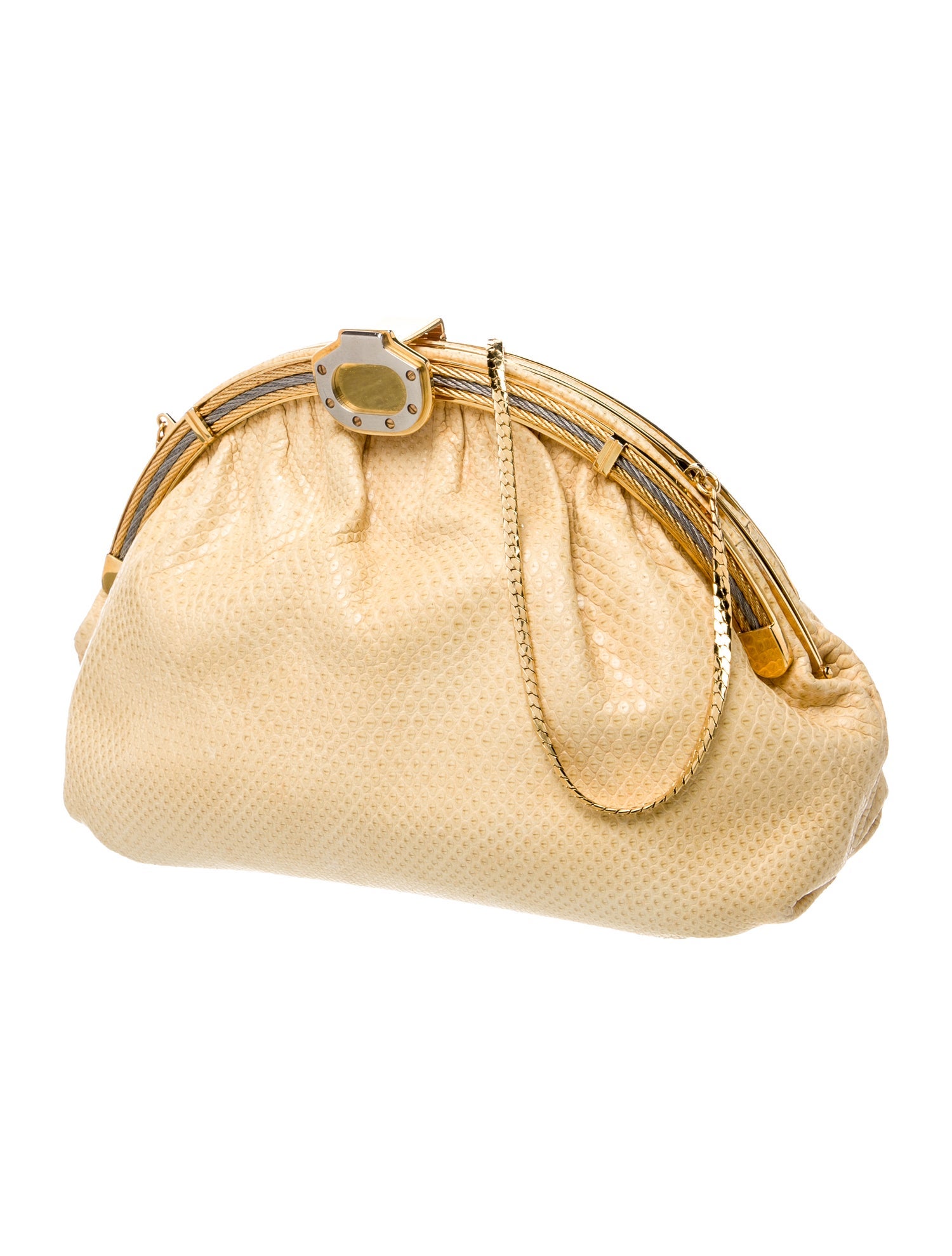 Finesse La Model Lizard Shoulder Bag