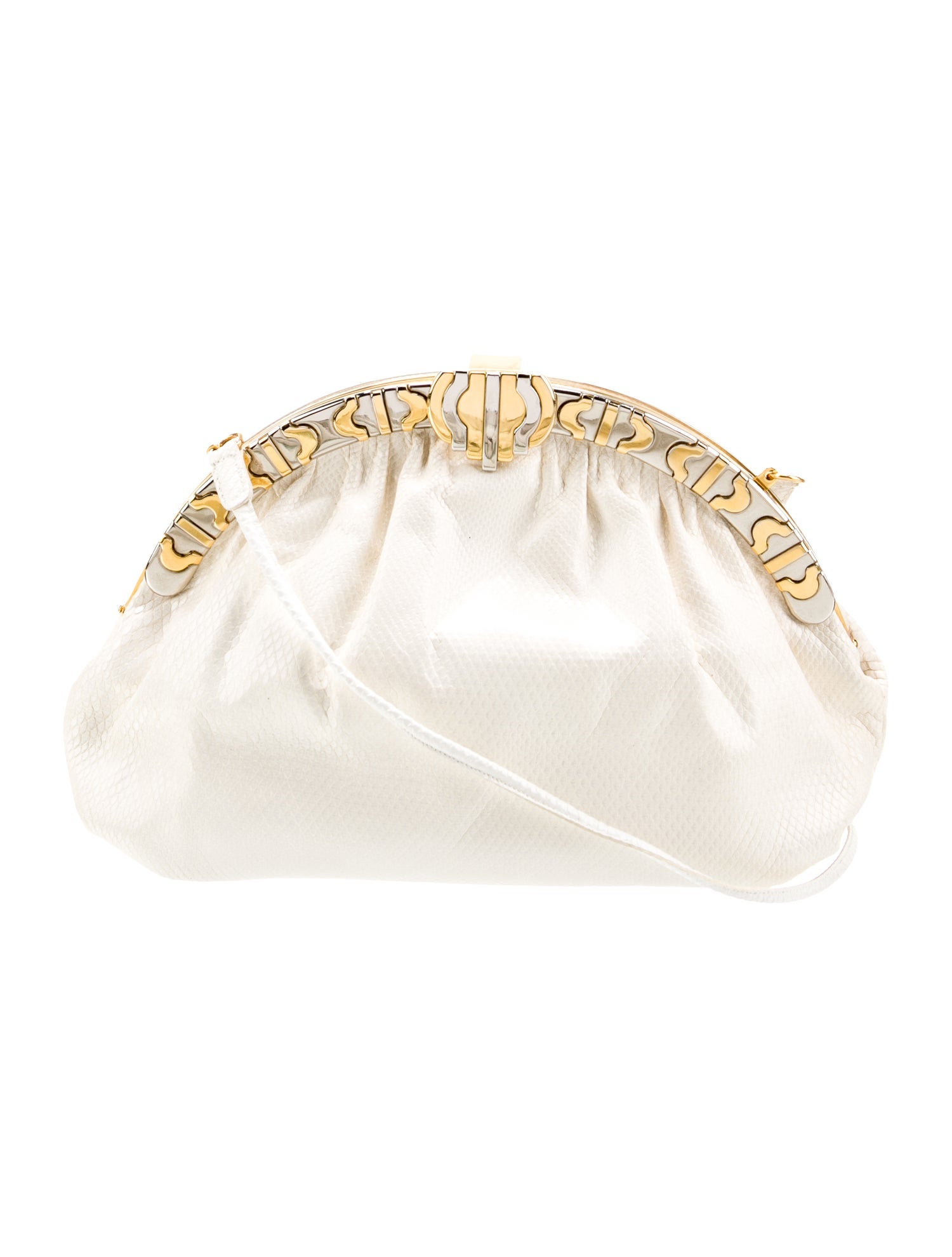 Finesse La Model Embossed Leather Evening Bag