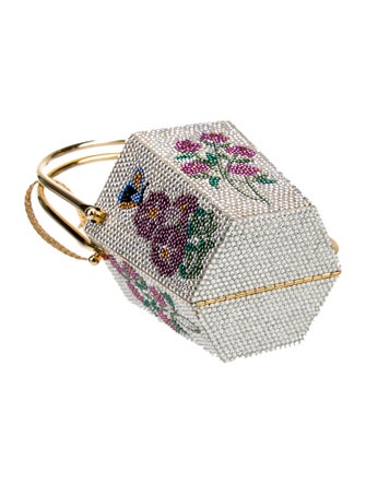 Finesse La Model Crystal Top Handle Bag