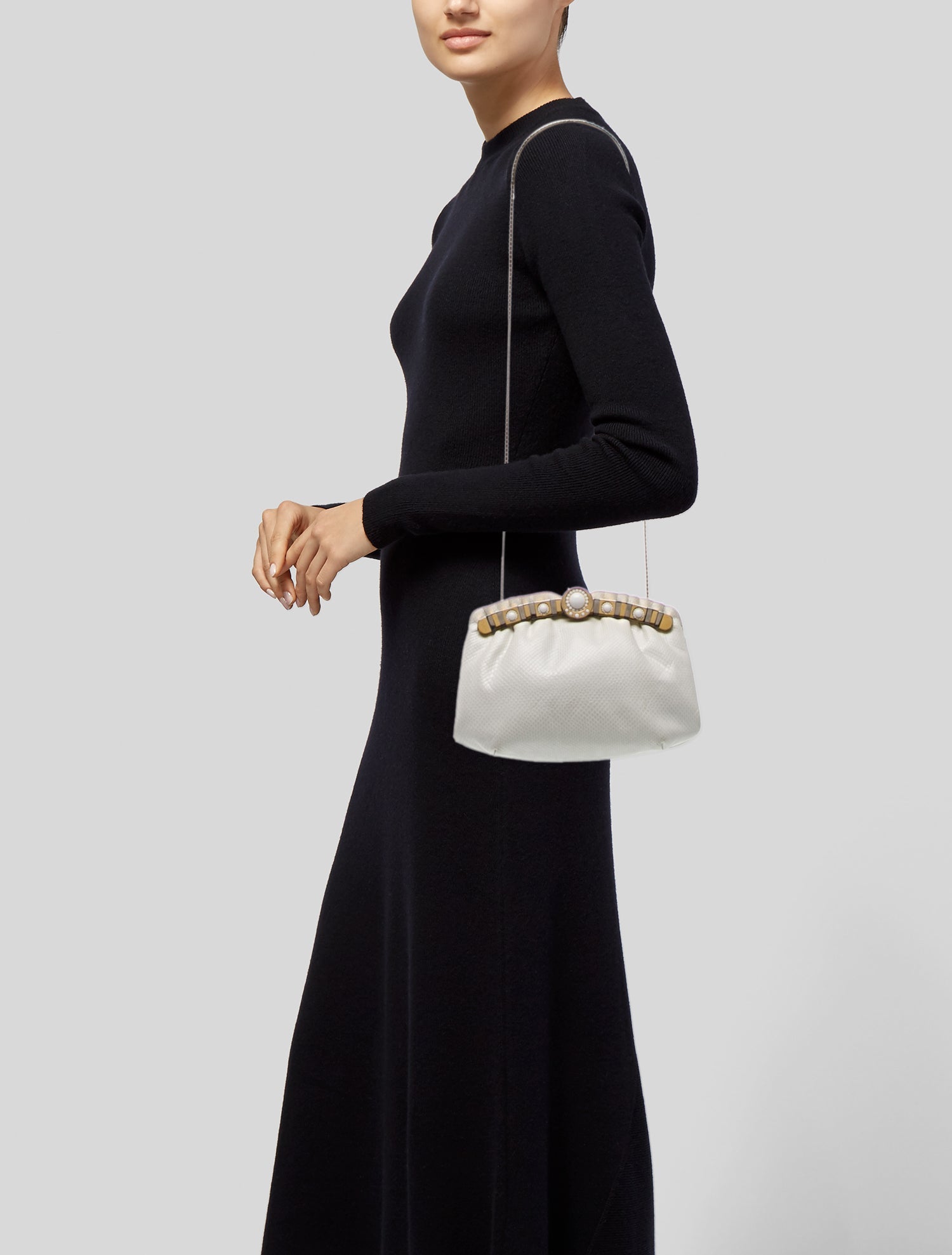 Finesse La Model Leather Shoulder Bag