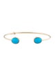 Bettina Javaheri Turquoise Ellipse Cuff