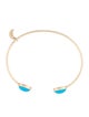 Bettina Javaheri Turquoise Ellipse Cuff