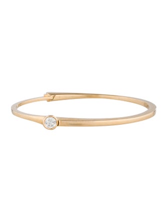 Solitaire Diamond Bangle