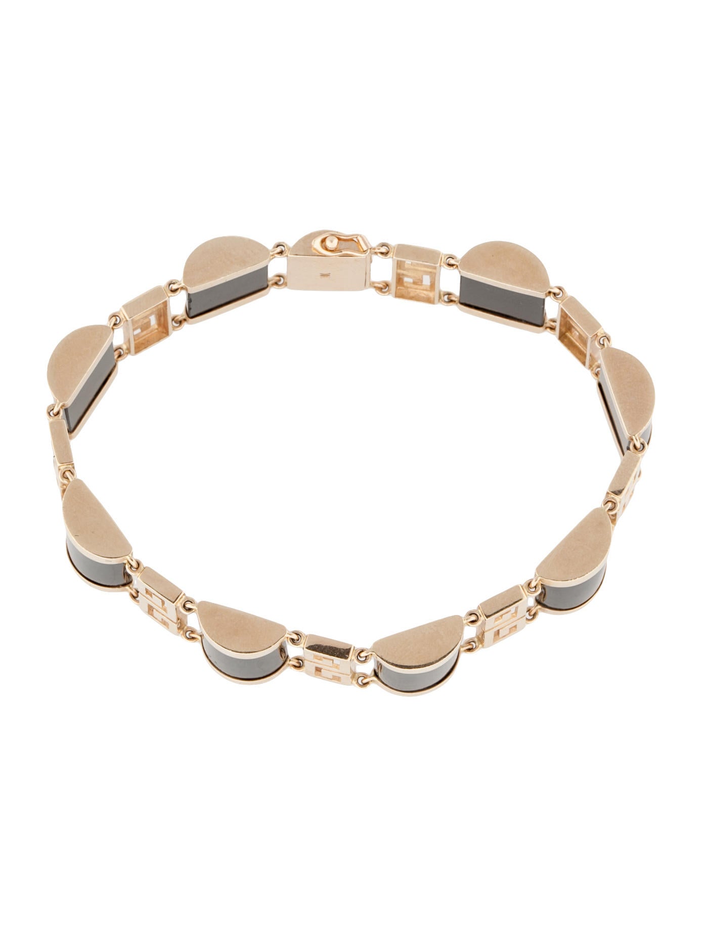 14K Jade Link Bracelet Bracelets FJB21621 The RealReal