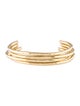 Jennifer Fisher Set of 14K Gold Open Bangle Bracelets