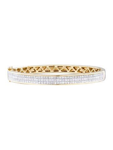 Princess Cut Diamond Bracelet Bracelets Fjb23584 The Realreal Princess Cut Diamond Bracelet