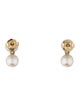 Double Pearl Drop Earrings