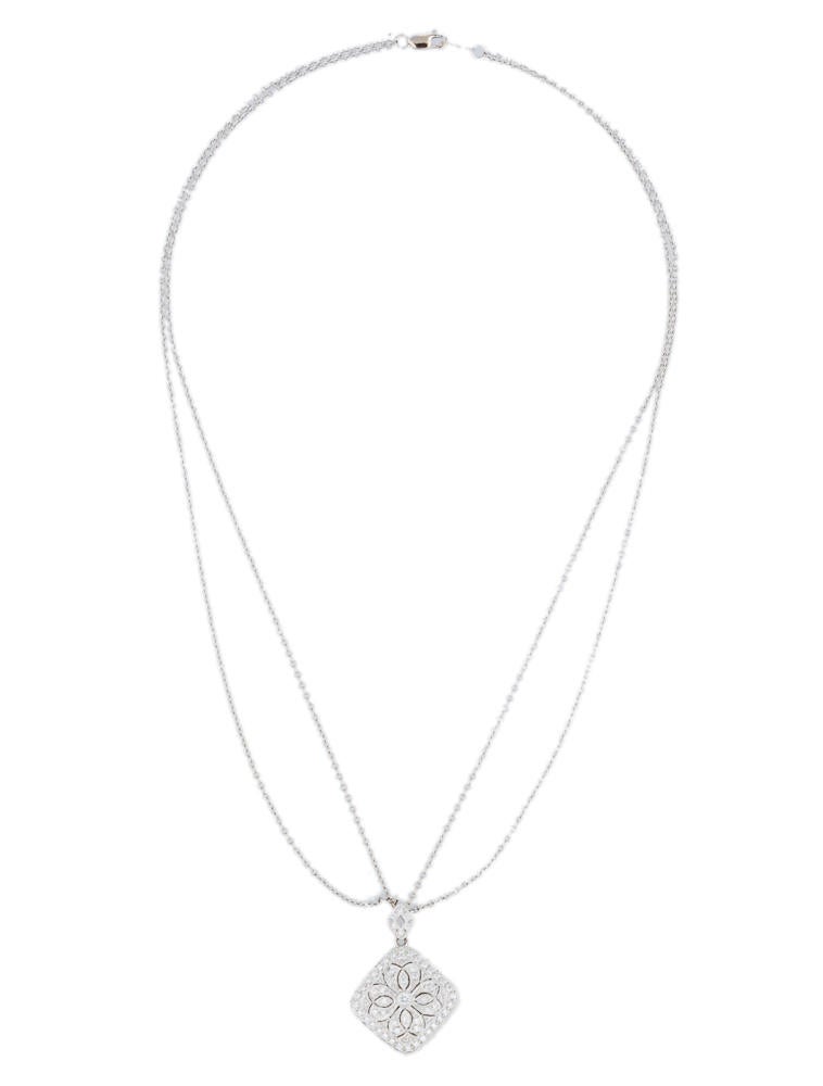 Diamond Locket Necklace RT to C FJN10001 The RealReal