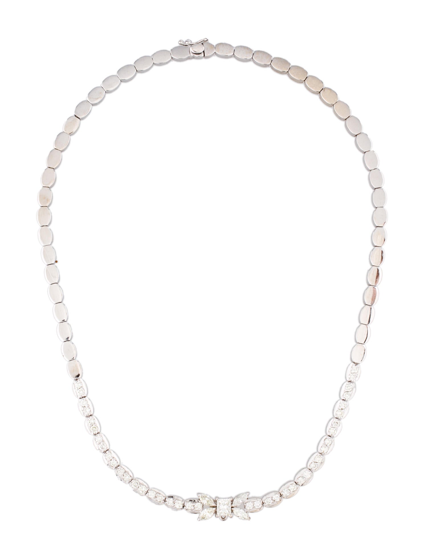 Diamond Link Necklace Necklaces FJN22386 The RealReal