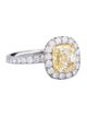 Fancy Yellow Diamond Ring 2.75ctw