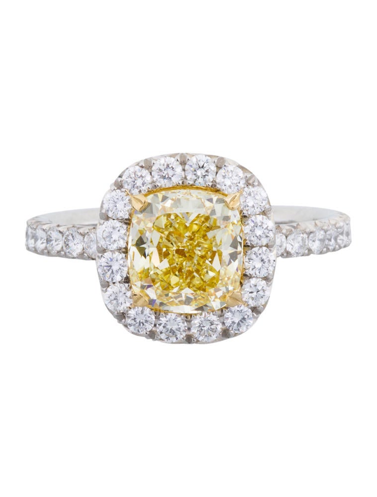 Fancy Yellow Diamond Ring 2.75ctw