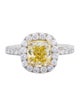 Fancy Yellow Diamond Ring 2.75ctw