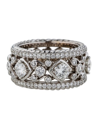 Wide Diamond Band