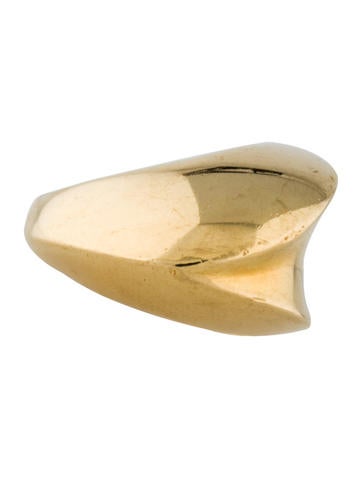 18K Abstract Dome Ring