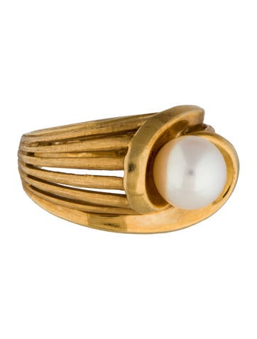 18K Pearl Ring