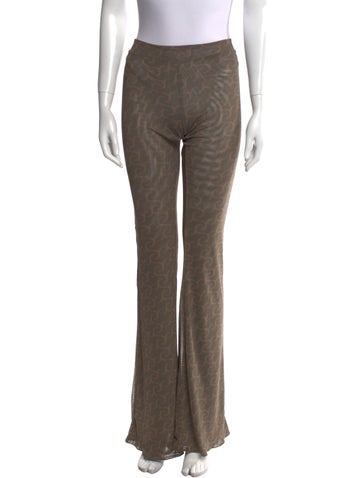 Jade Cropper Pants Printed Wide Leg S